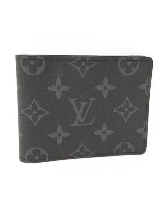 Louis Vuitton Monogram Eclipse Reverse Canvas Multiple  Louis Vuitton Portefeuille Multiple Monogram Eclipse Wallet